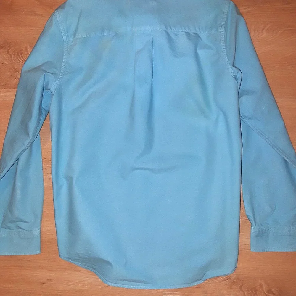 Ralph Lauren turquoise aqua polo pony logo shirt - Picture 3 of 4